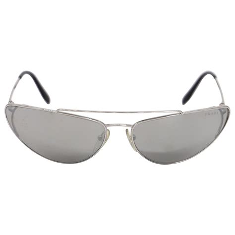 prada sunglasses spr62v silver|PRADA Sunglasses .